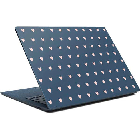 Blue and Pink Hearts Surface Laptop Skin